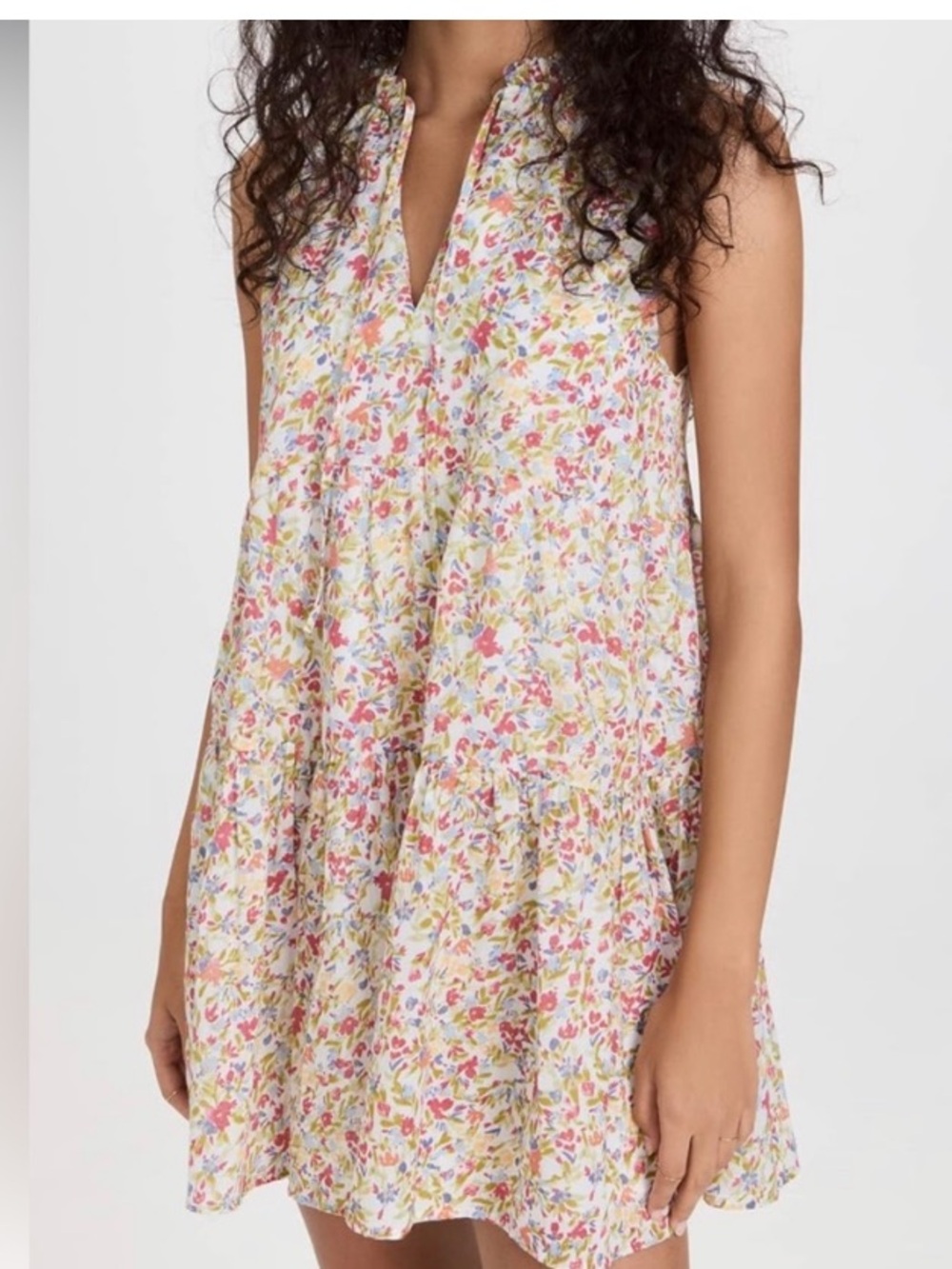 BB Dakota with Steve Madden Floral Tie-Neck Tiered Sundress